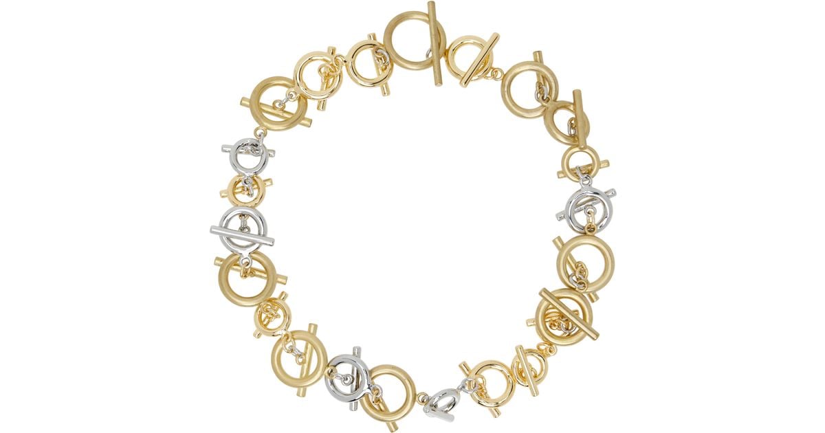 Sacai バングル ゴールド 中古・古着通販】sacai (サカイ) Ring Chain bracelet シルバー