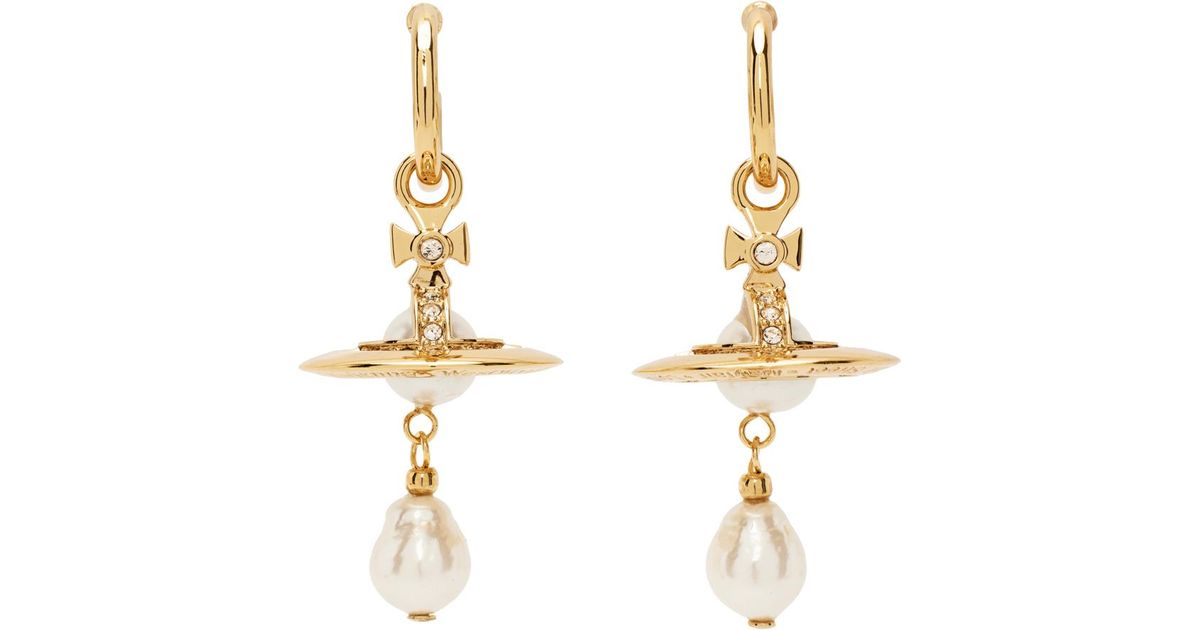 Vivienne Westwood Gold Aleksa Earrings in Metallic Lyst Australia