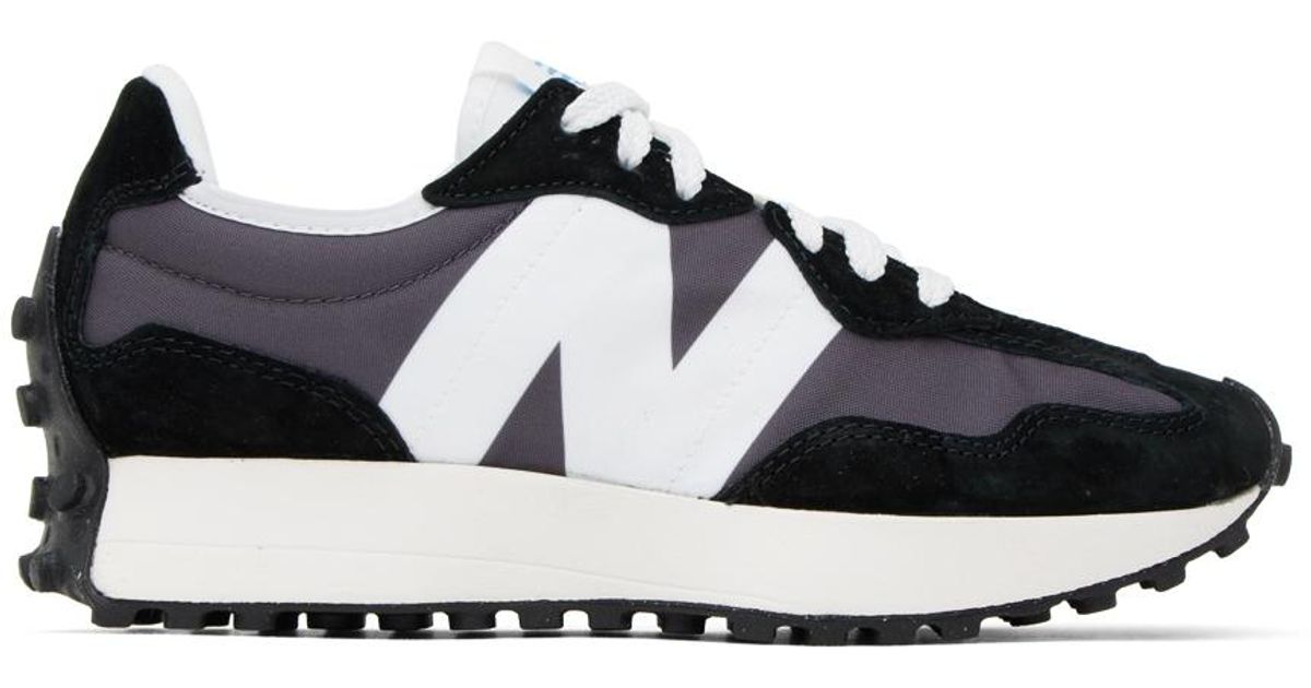New Balance Black & White 327 Sneakers | Lyst Canada