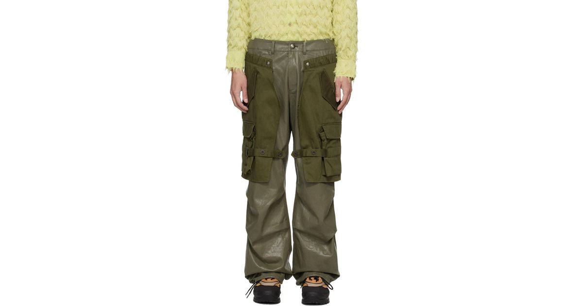 メンズ ANDERSSON BELL カーキ Raptor カーゴパンツ グリーン | Lyst
