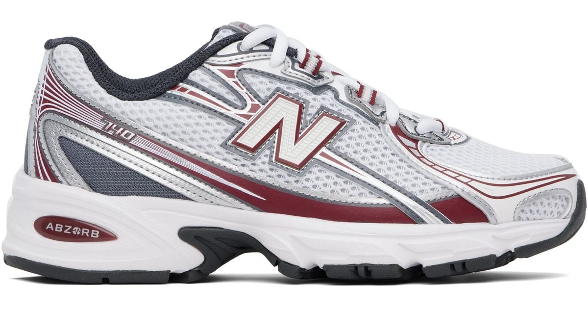 New Balance Burgundy 740 Sneakers in Black for Men Lyst UK