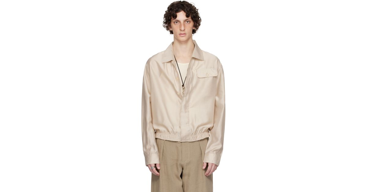 Our Legacy Work Shop Emporio Armani Libero Shirt in Natural for