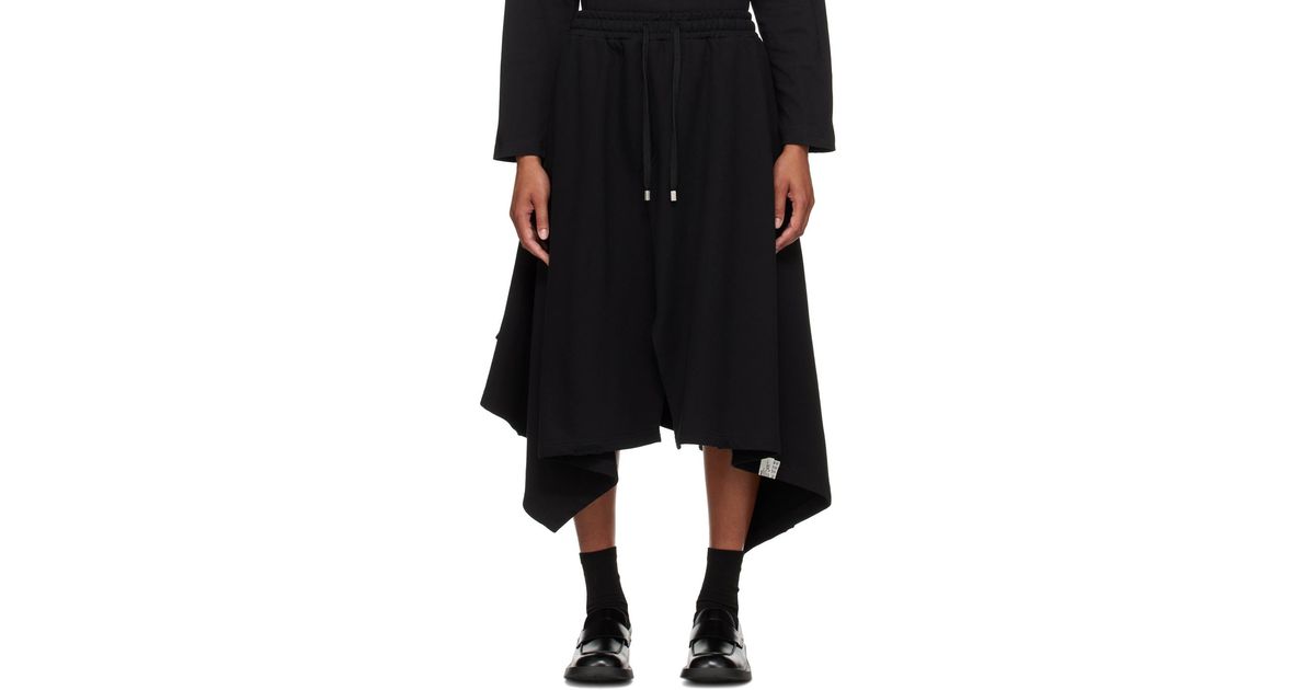 Adererror Levena Midi Skirt in Black | Lyst