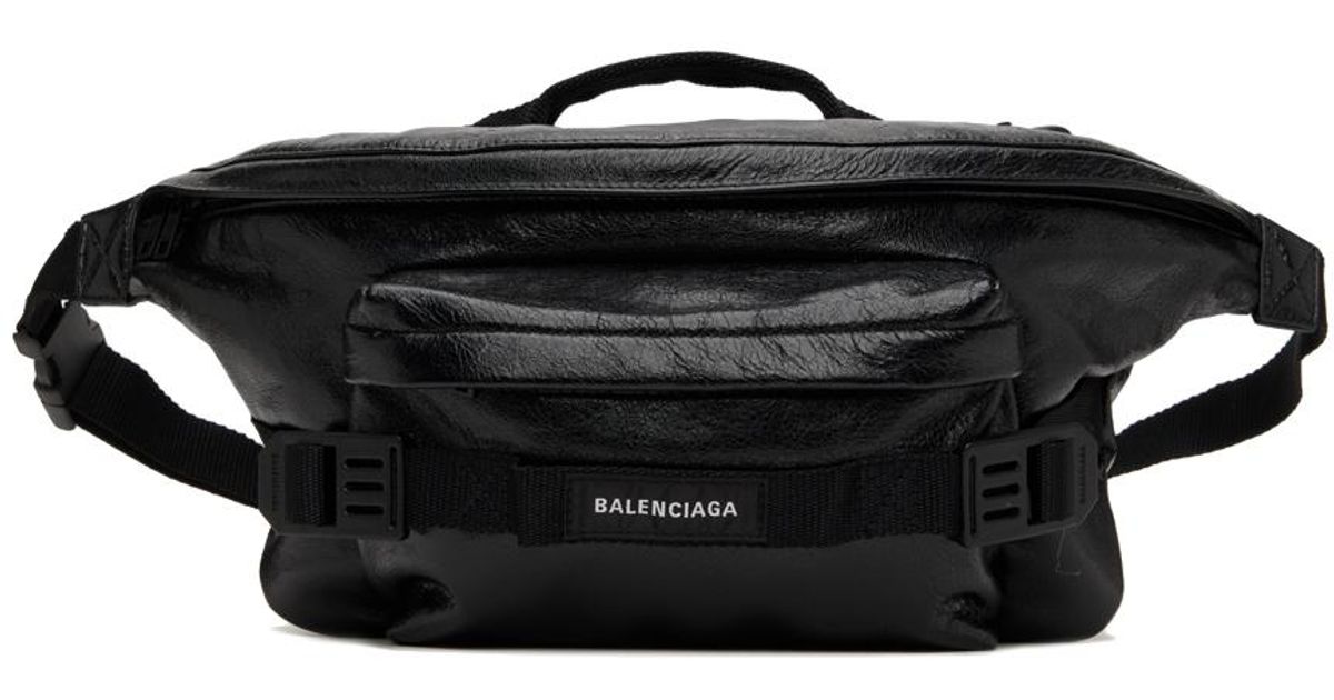 メンズ Balenciaga ラージ Army ベルトバッグ ブラック | Lyst