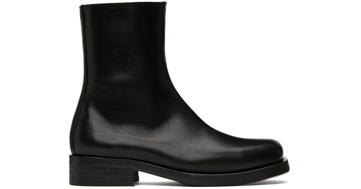 Our Legacy Leather Camion Boots in Black for Men - Lyst