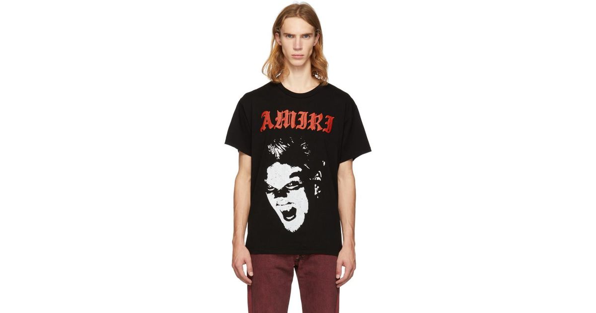 Amiri Cotton Black Lost Boys T-shirt in Red for Men - Lyst