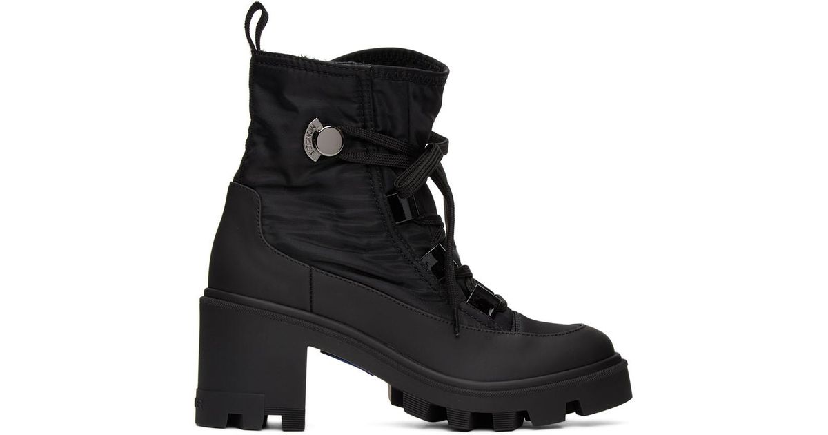 Moncler Synthetic Cheryne Boots in Black | Lyst