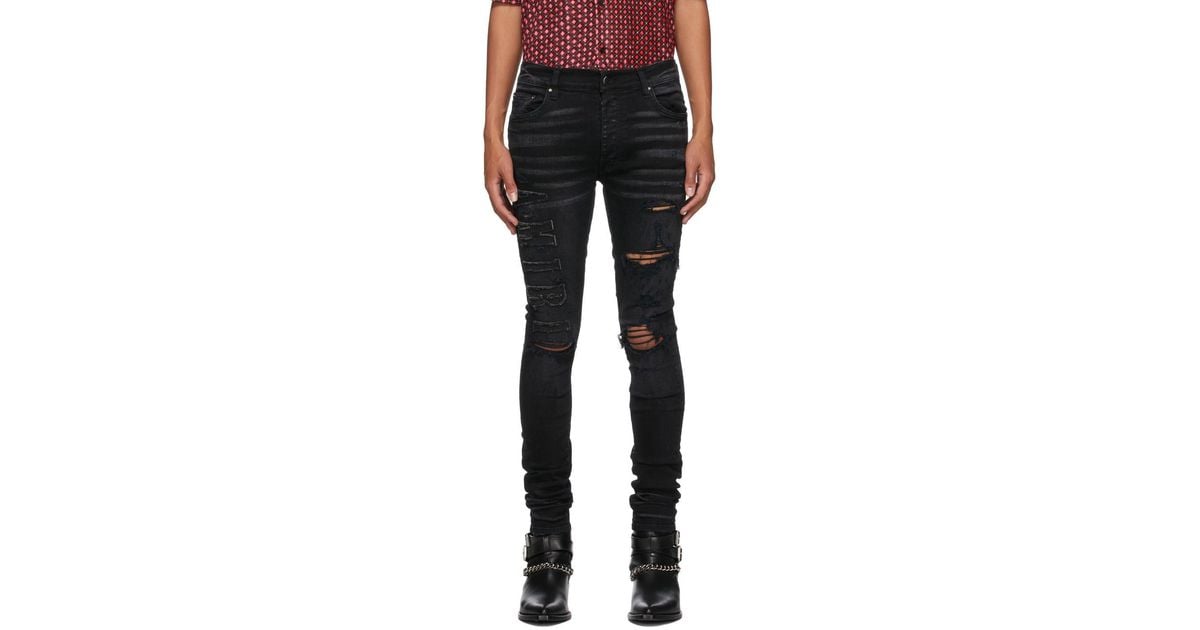 Amiri jeans best sale black