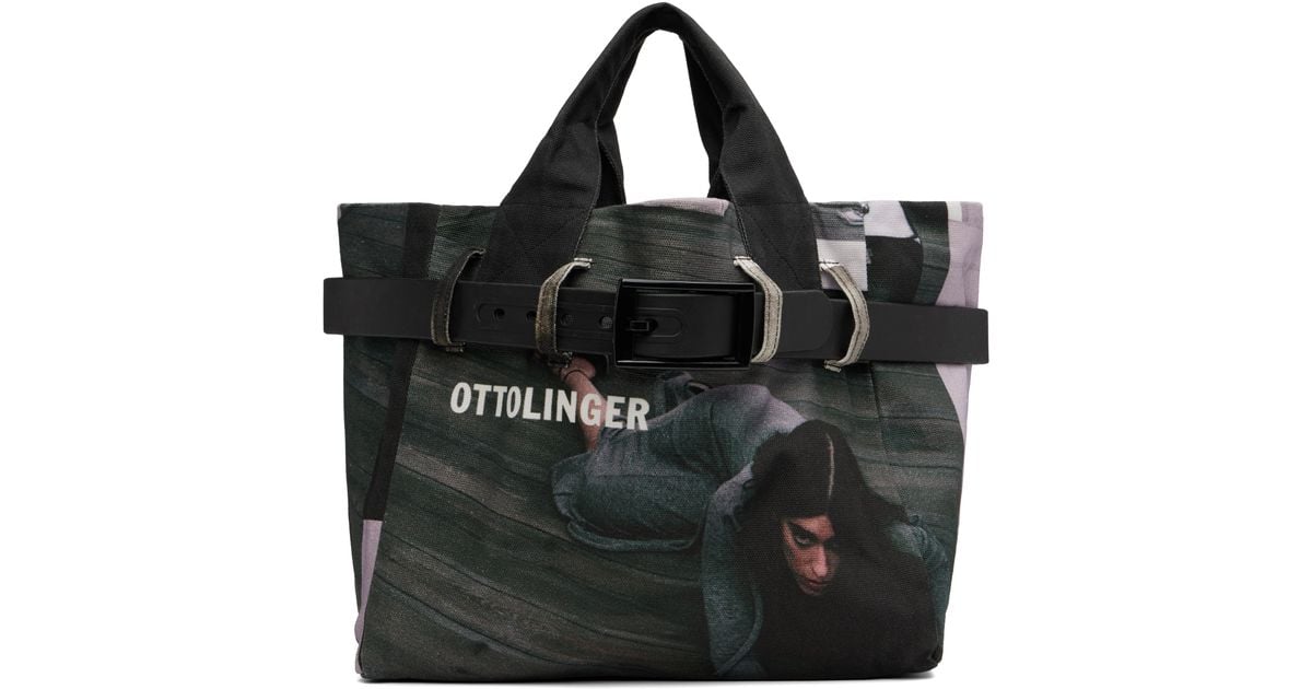 OTTOLINGER Maxi Belted Tote in Black | Lyst