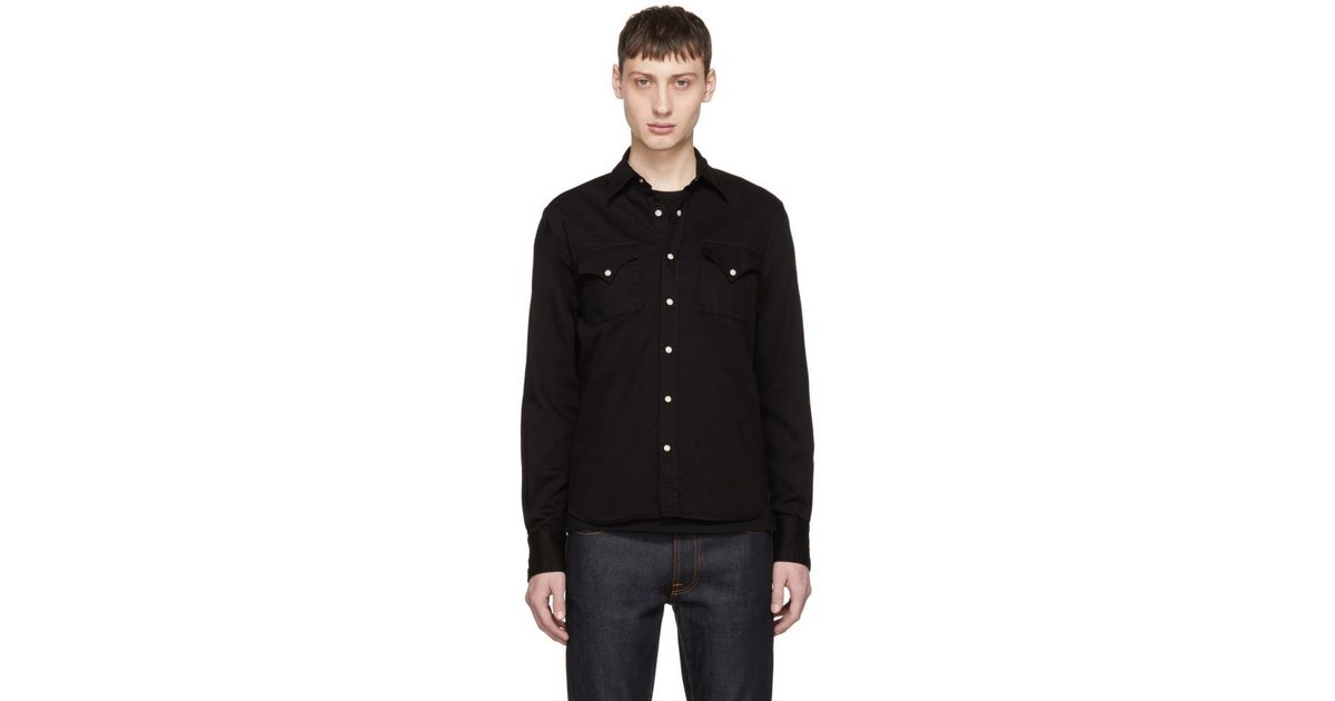 nudie jeans western shirt