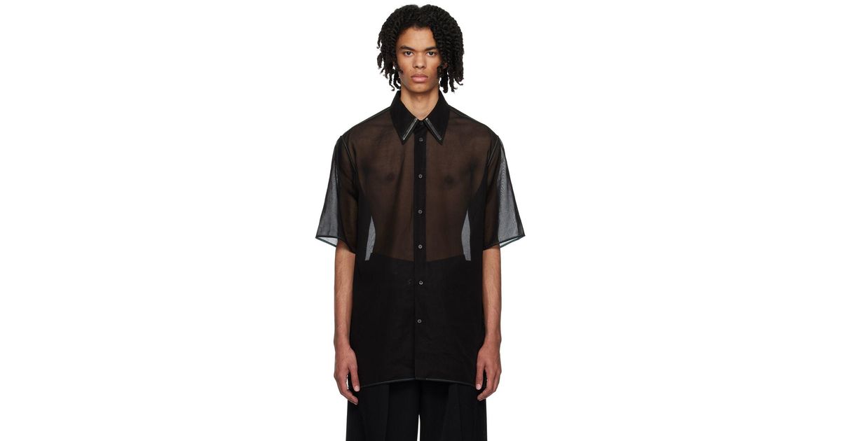 Jil Sander Black Light Shirt for Men | Lyst