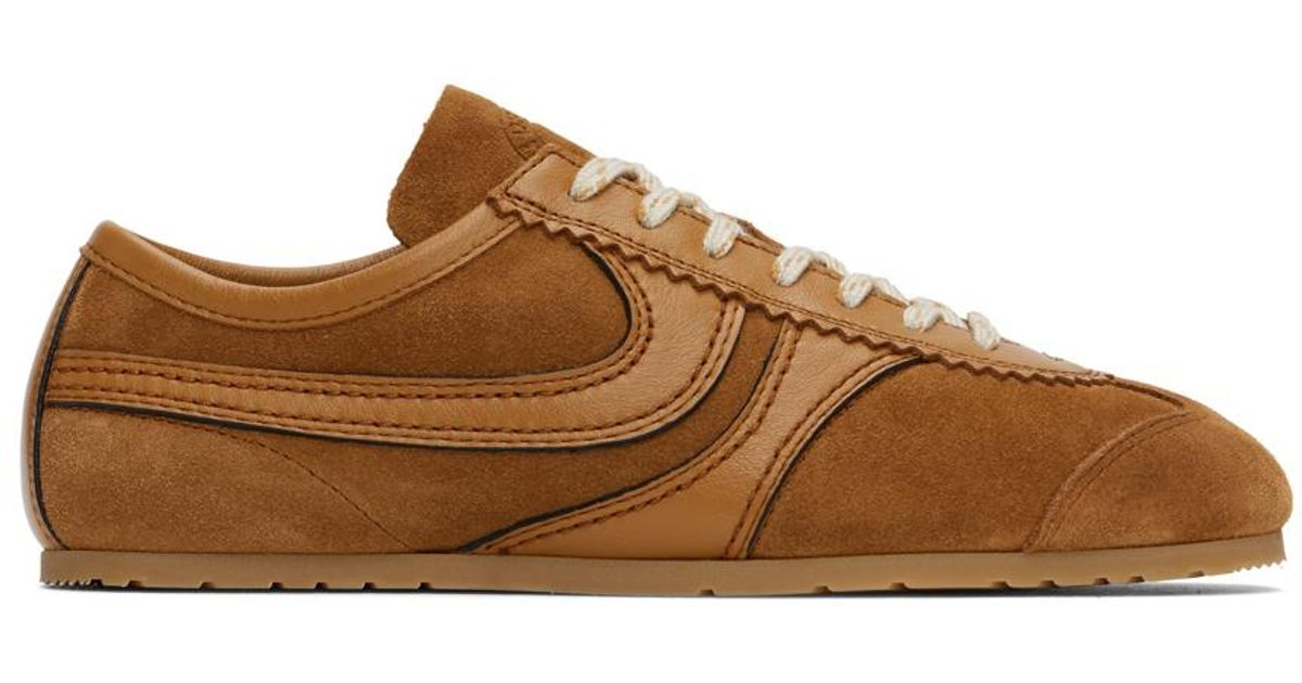 ★Dries Van Noten★ ブラウン スエード スニーカー Suede sneakers - Autumn-Winter Women | Dries Van Noten