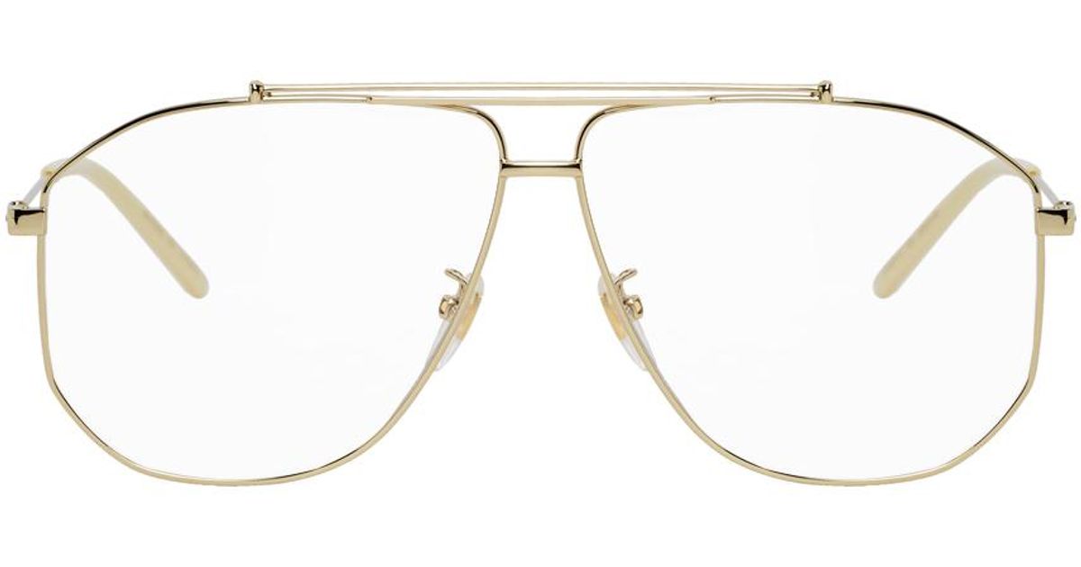 gucci pilot glasses