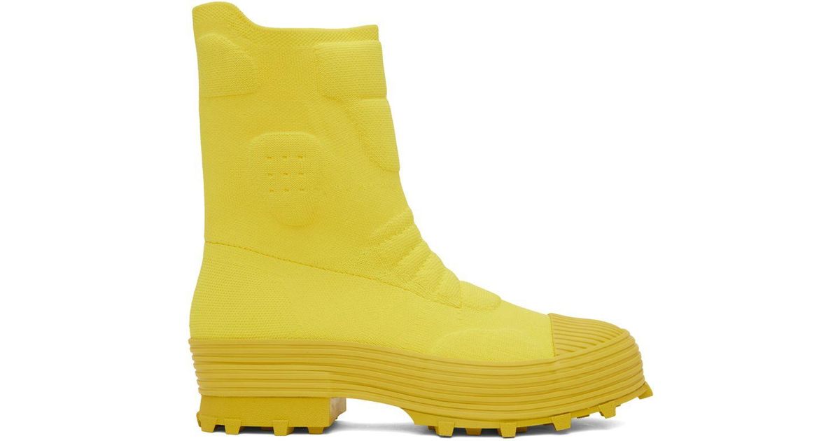 CAMPERLAB Yellow Traktori Boots | Lyst