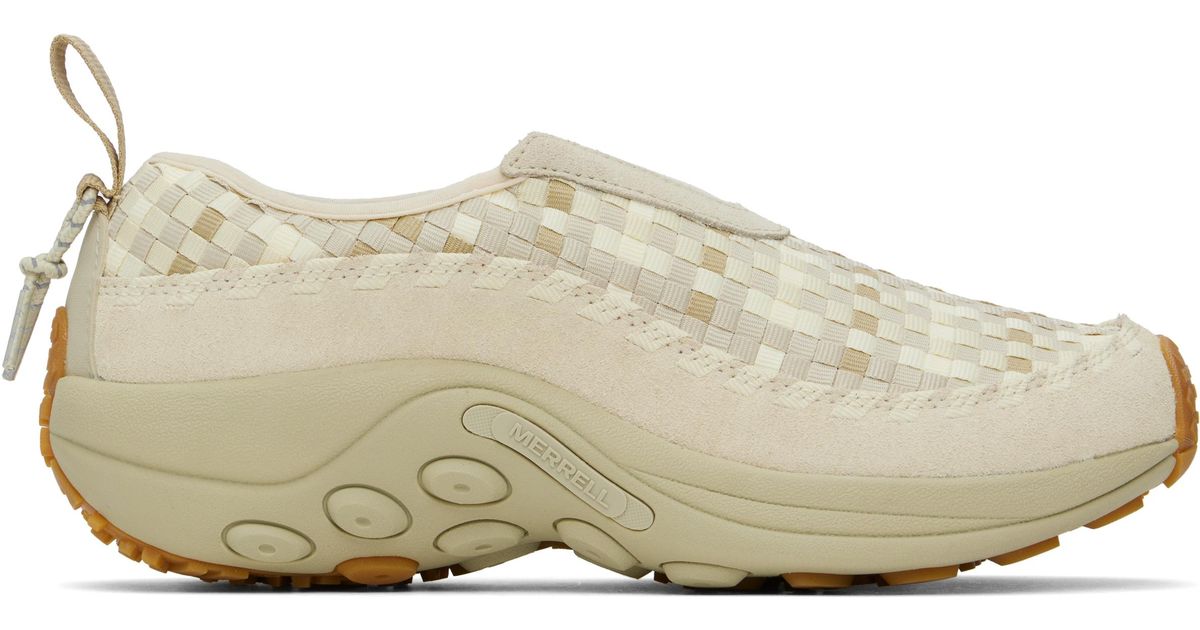 MERRELL MEN'S JUNGLE MOC EVO WOVEN SE OYSTER
