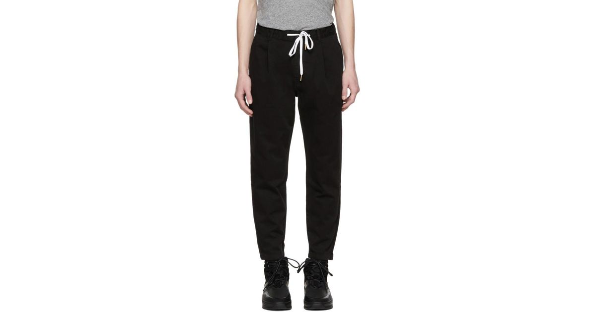 john elliott pleated chinos