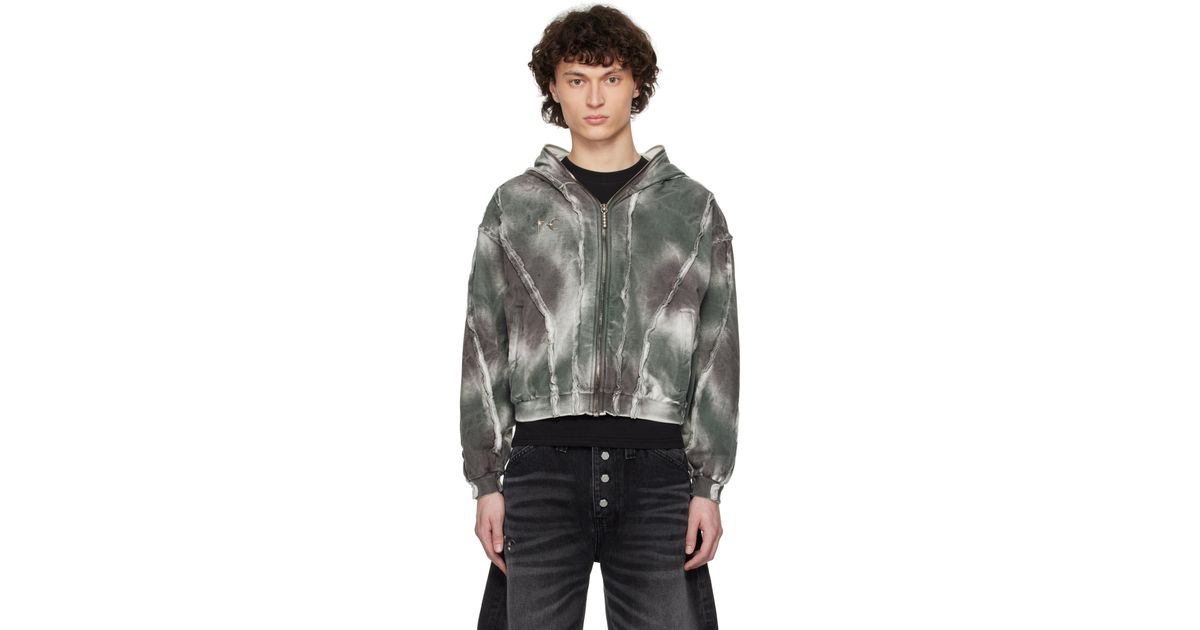 THUG CLUB Khaki Ambush Gladiator Hoodie in Black for Men | Lyst