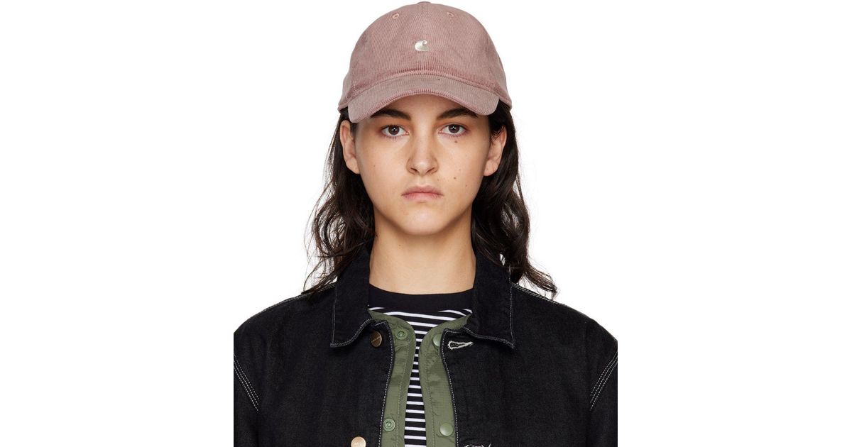 Carhartt WIP Pink Harlem Cap in Black Lyst