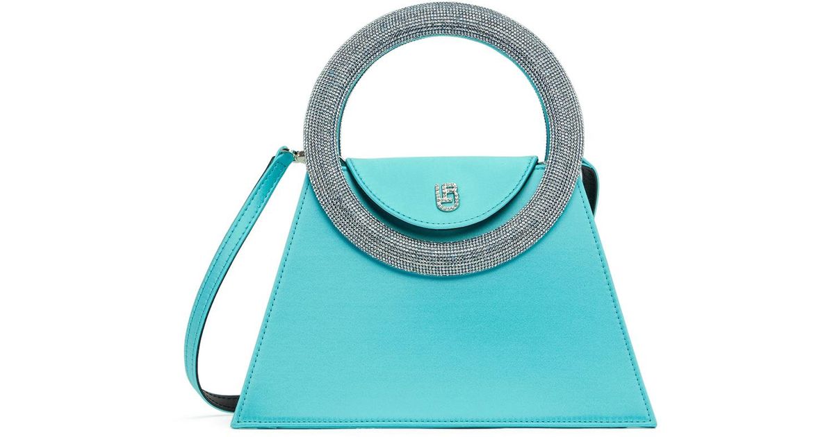 Les Petits Joueurs Trapezio Bag in Blue Lyst UK