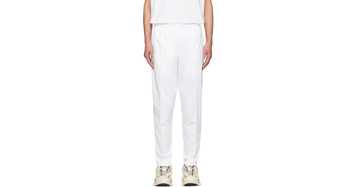 adidas Originals Cotton White Franz Beckenbauer Track Pants for Men | Lyst