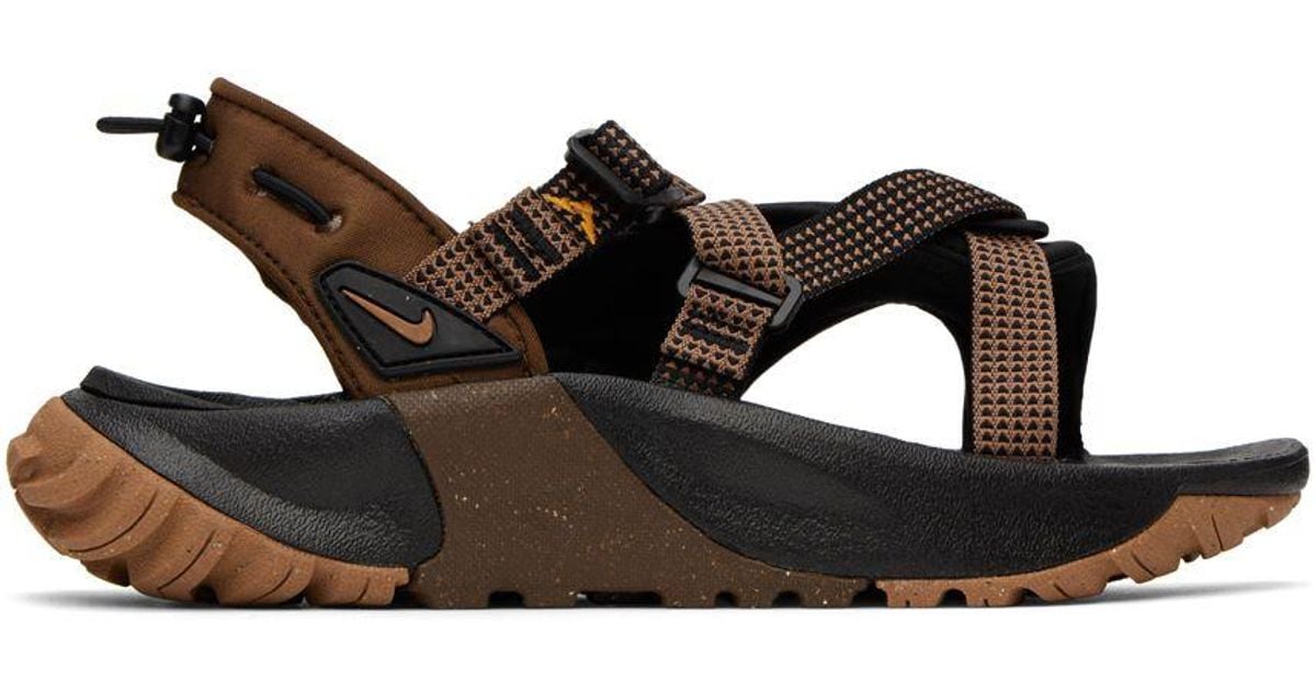mens black nike sandals