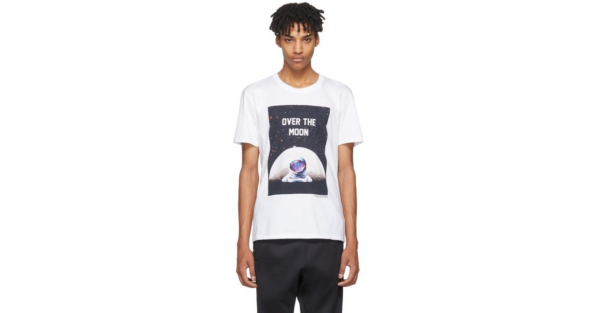 Valentino Cotton White Over The Moon T 