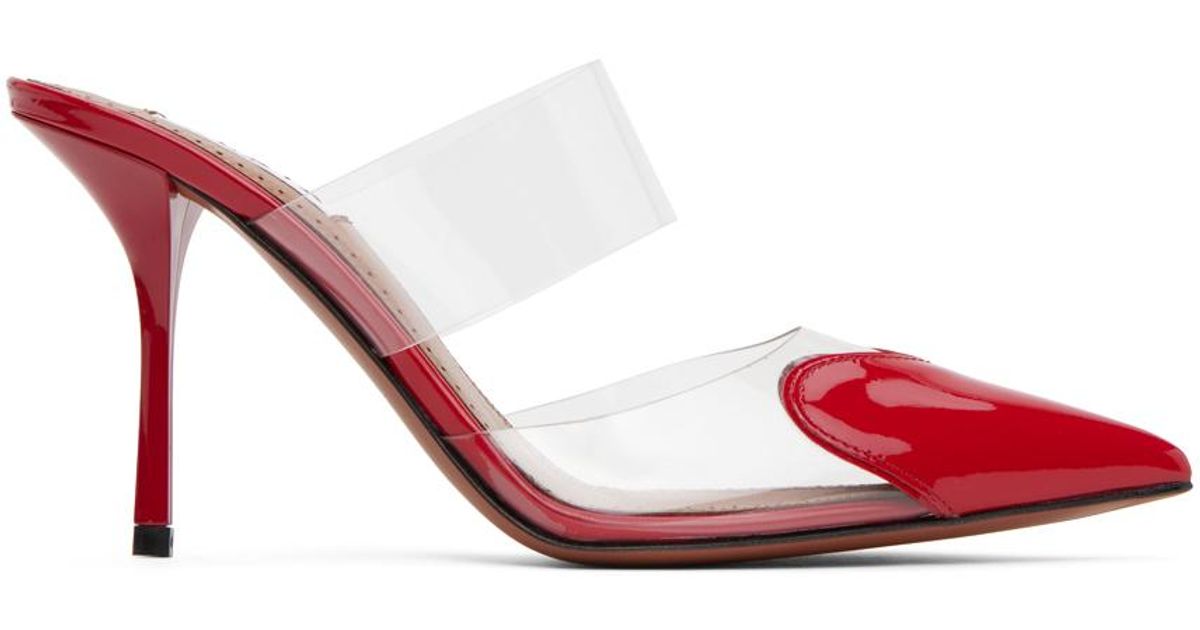 Alaïa escarpins 'le cœur' rouges Alaïa en coloris Noir | Lyst