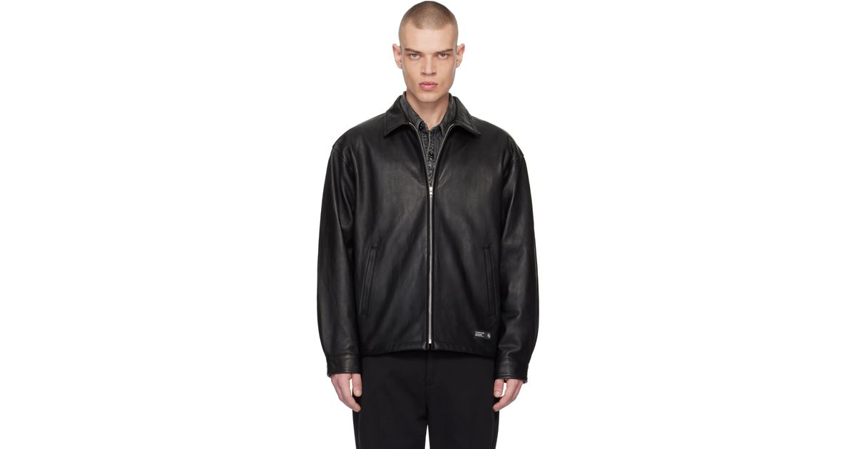 ジャケット・アウター NEIGHBORHOOD LEATHER ZIP WORK JACKET NEIGHBORHOOD(ネイバーフッド)｜LEATHER ZIP WORK JACKET｜正規