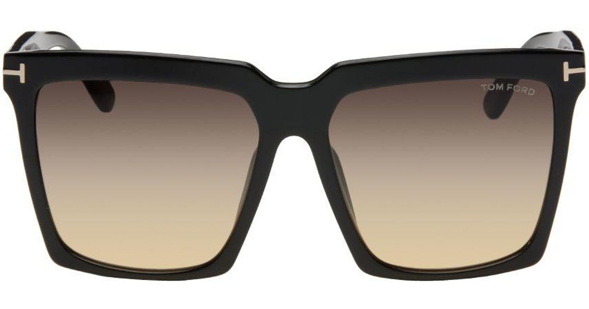 Tom Ford Black Sabrina Sunglasses | Lyst