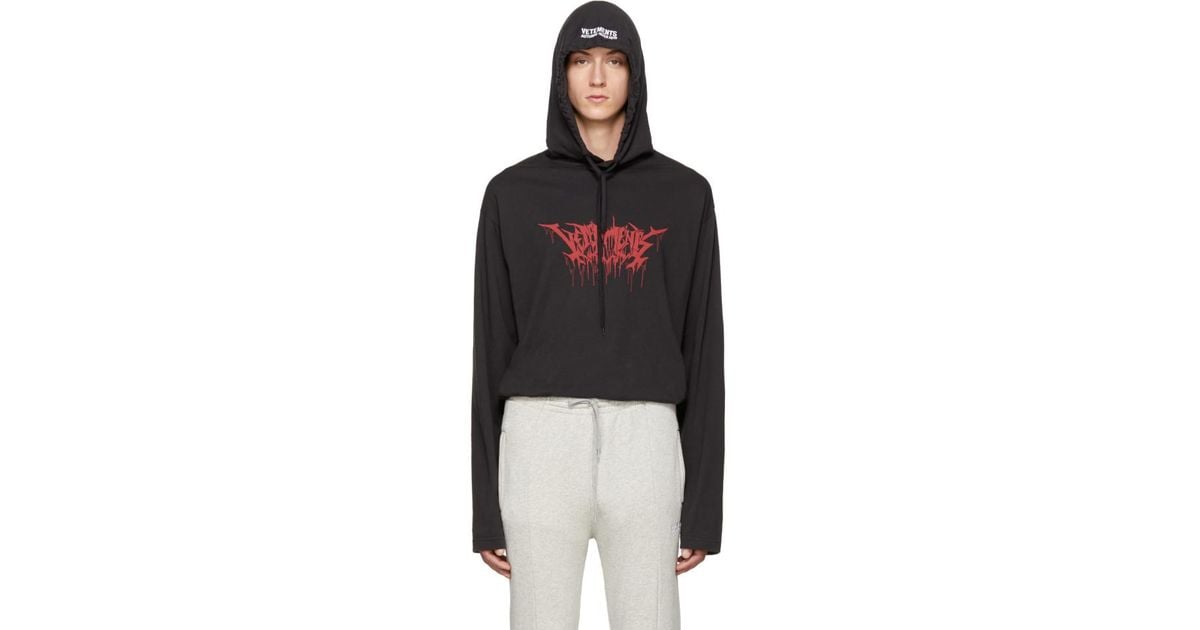 vetements graffiti hoodie