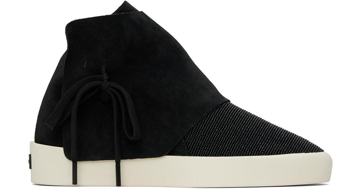 Fear Of God Moc Mid Sneakers in Black for Men | Lyst