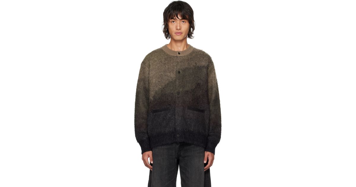 stein Gradation Mohair Knit Cardigan in Black for Men | Lyst stein Gradation Mohair Knit Cardigan in Black for Men | Lyst