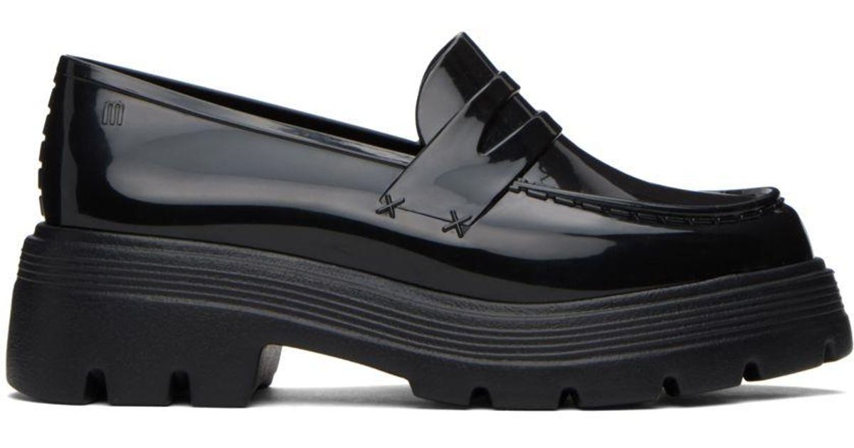 Melissa Black Royal Loafers Lyst