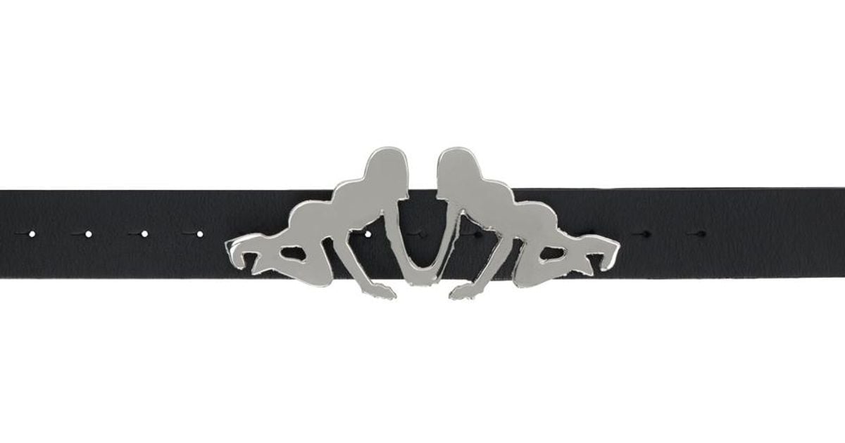 Mowalola Maxine Buckle Belt in Black for Men | Lyst Mowalola Maxine Buckle Belt in Black for Men | Lyst