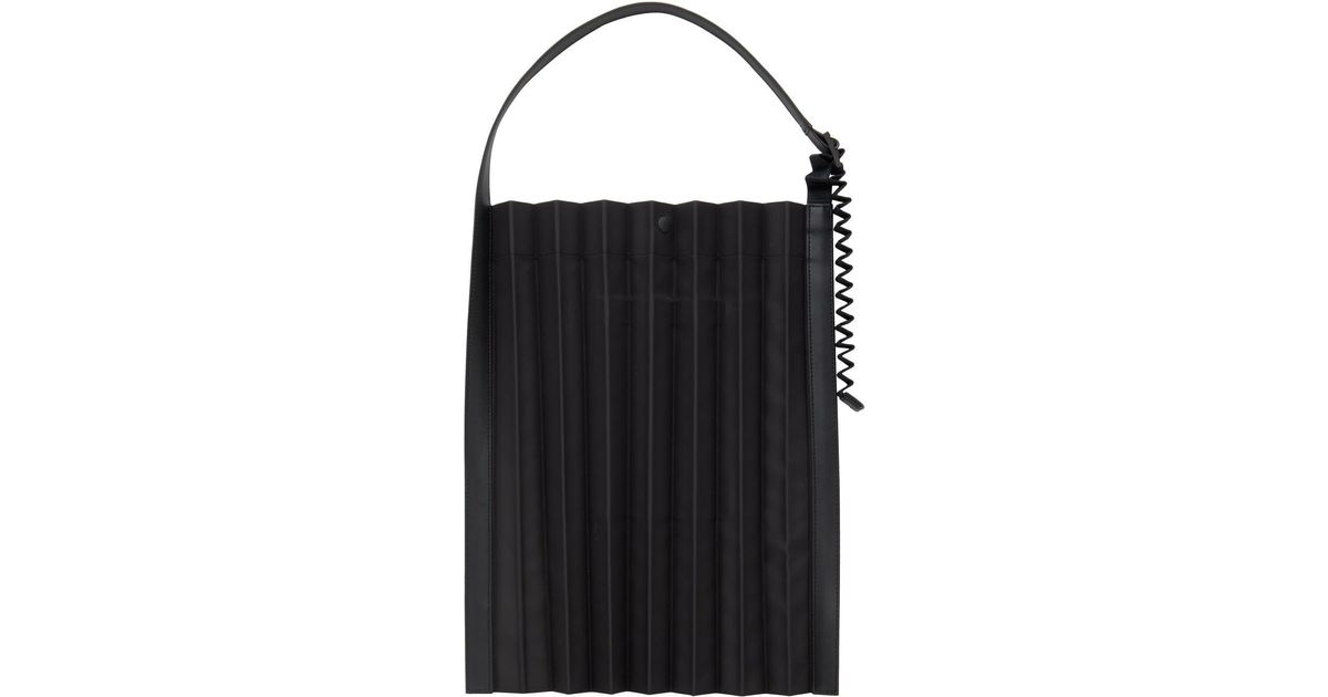 Pleats Please Issey Miyake Black Accordion Pleats Bag Lyst