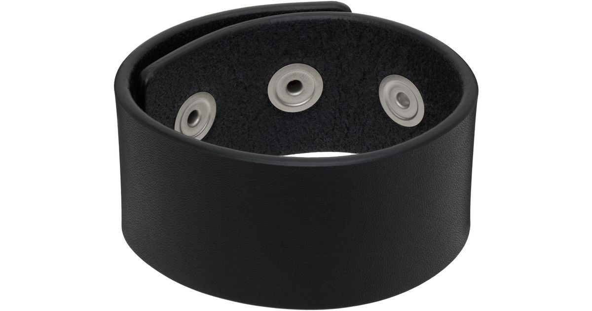 Rick Owens Concordians Anthem Cuff Bracelet in Black for Men