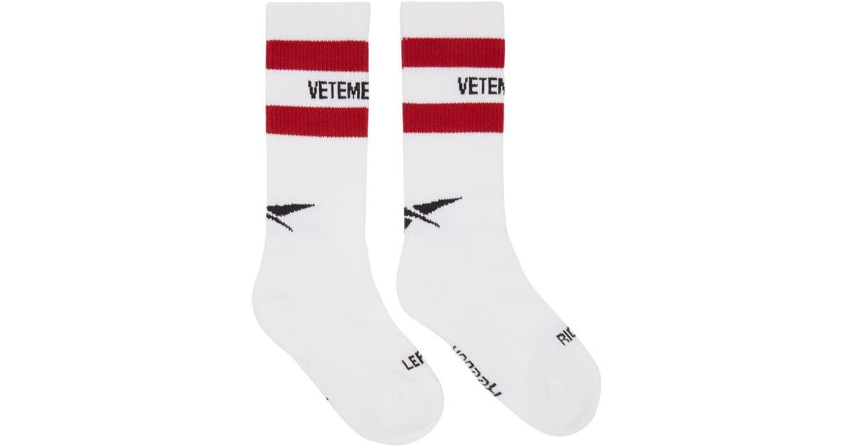 reebok white socks