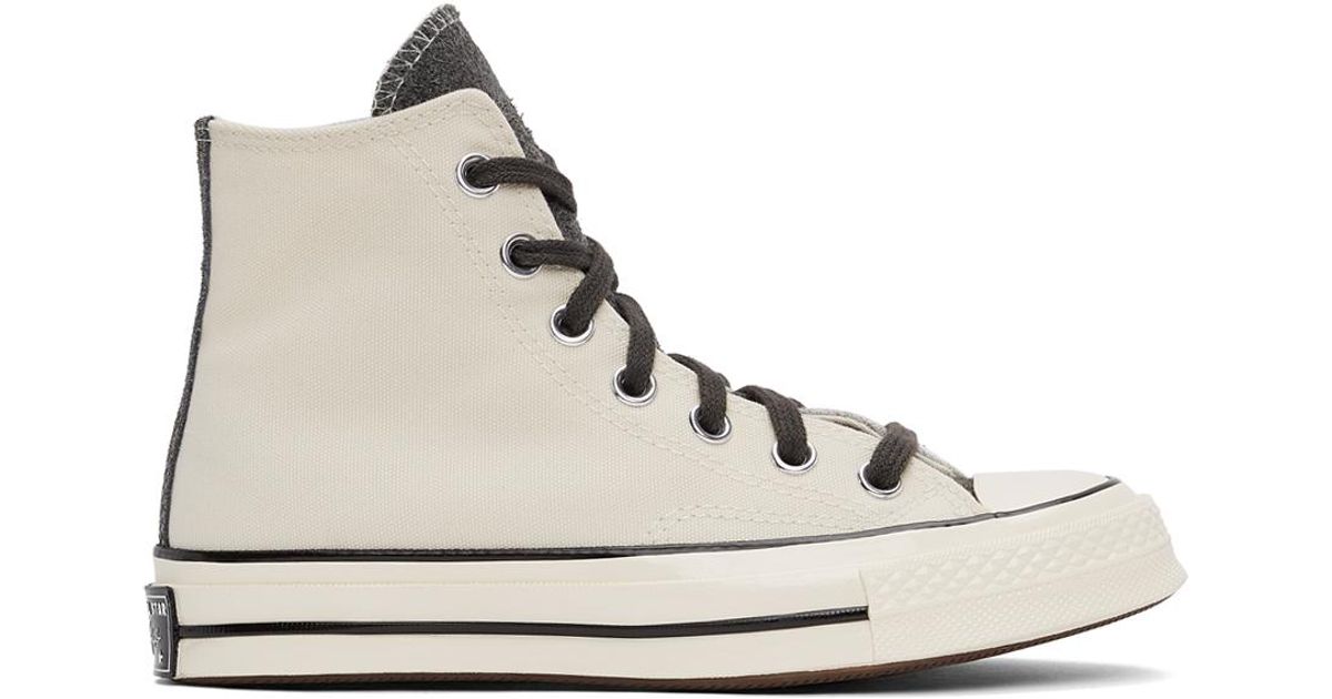Converse Ssense Exclusive Off-grey Chuck 70 Hi Sneakers in Grey for Men |  Lyst Canada