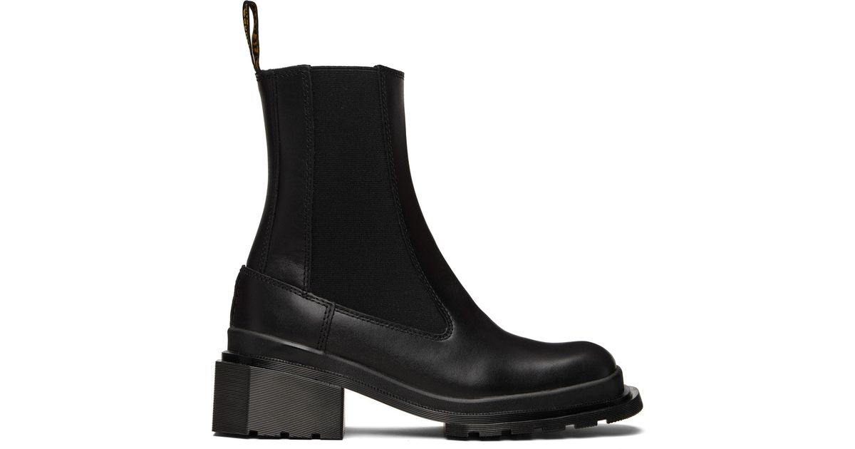 Puddin Maybole Dr. Martens Maybole Square Toe Chelsea Boots in Black | Lyst