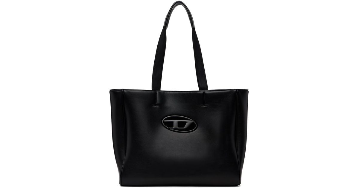 DIESEL Holi-D Shopper Ew Tote in Black | Lyst Canada