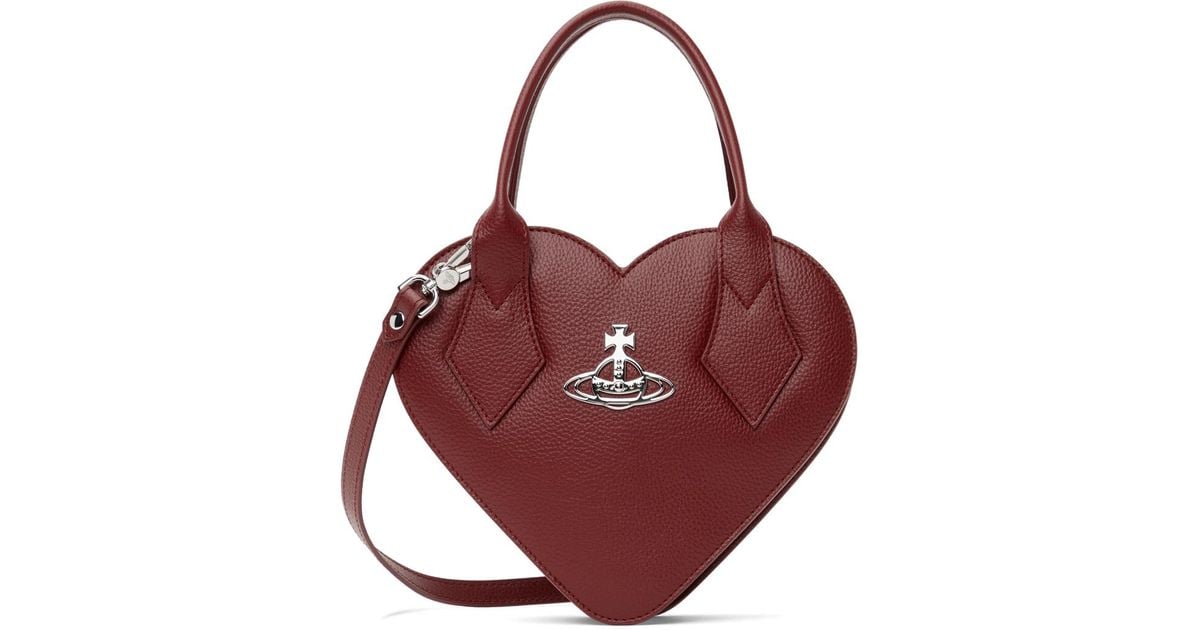 Vivienne Westwood Josephine Heart Crossbody Bag in Red | Lyst