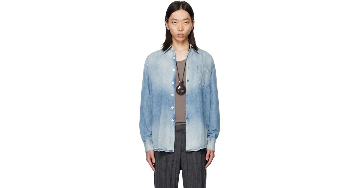 Our Legacy Above Denim Shirt in Blue for Men | Lyst