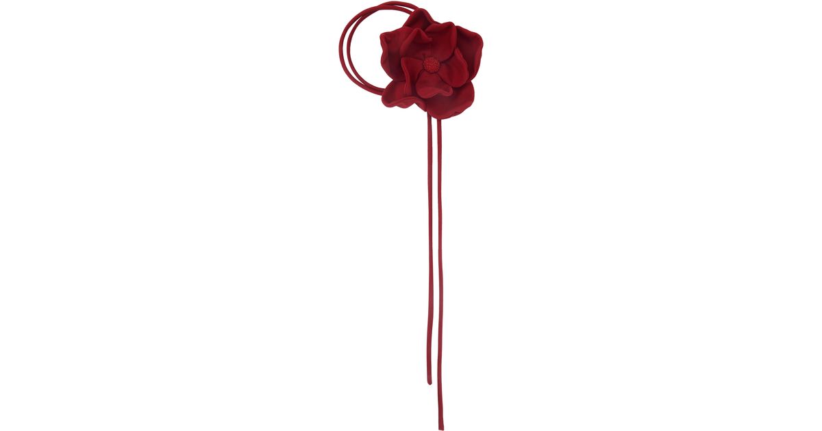 【関税込み】Fanci Club レッド Rose-Flower チョーカー Fanci Club レッド Rose-Flower チョーカー レッド | Lyst