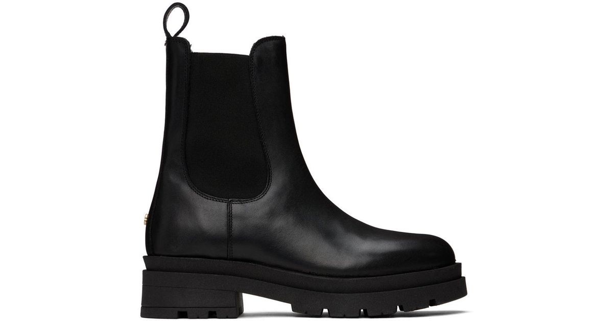 Anine Bing Justine Chelsea Boots in Black | Lyst