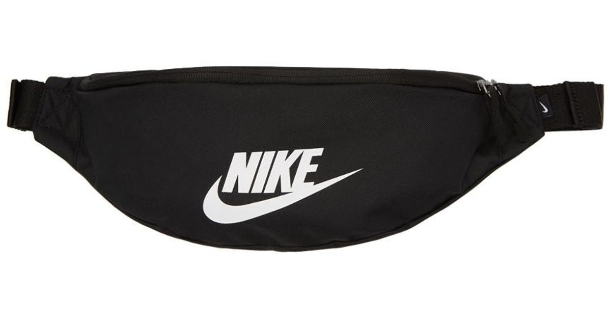 Nike Black Heritage Hip Bag - Lyst
