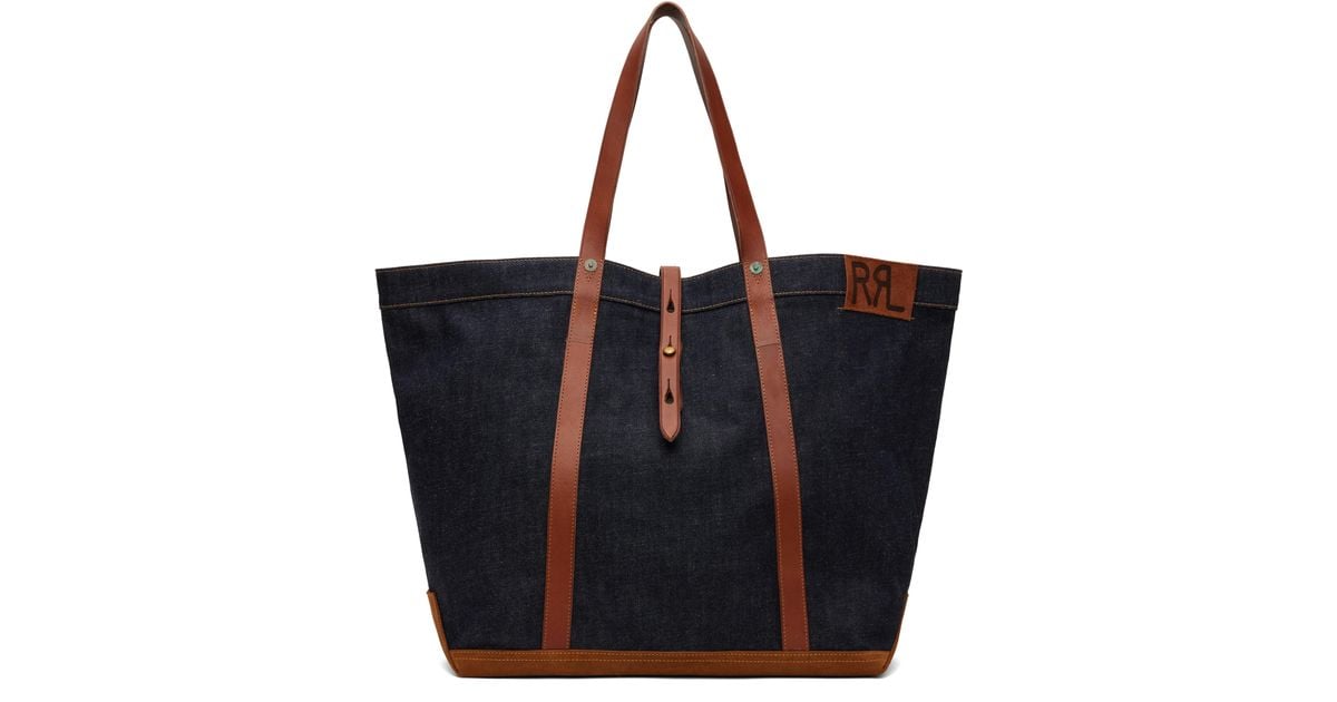 バッグ RRL TRIM DENIM TOTE BAG 三越伊勢丹 | DOUBLE RL RALPH LAUREN/ダブル アール エル