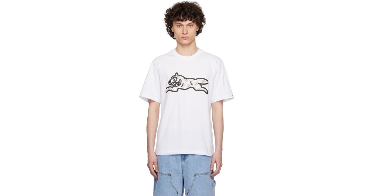 ★ICECREAM★ ホワイト Polka Dot Running Dog Tシャツ Polka Dot Running Dog T-Shirt – Billionaire Boys Club