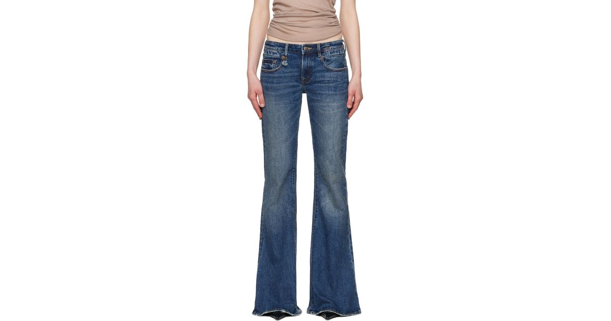 【R13】オーバーフローボーイフレア R13 'Overflow Boy Flare' Jeans in Blue | Lyst