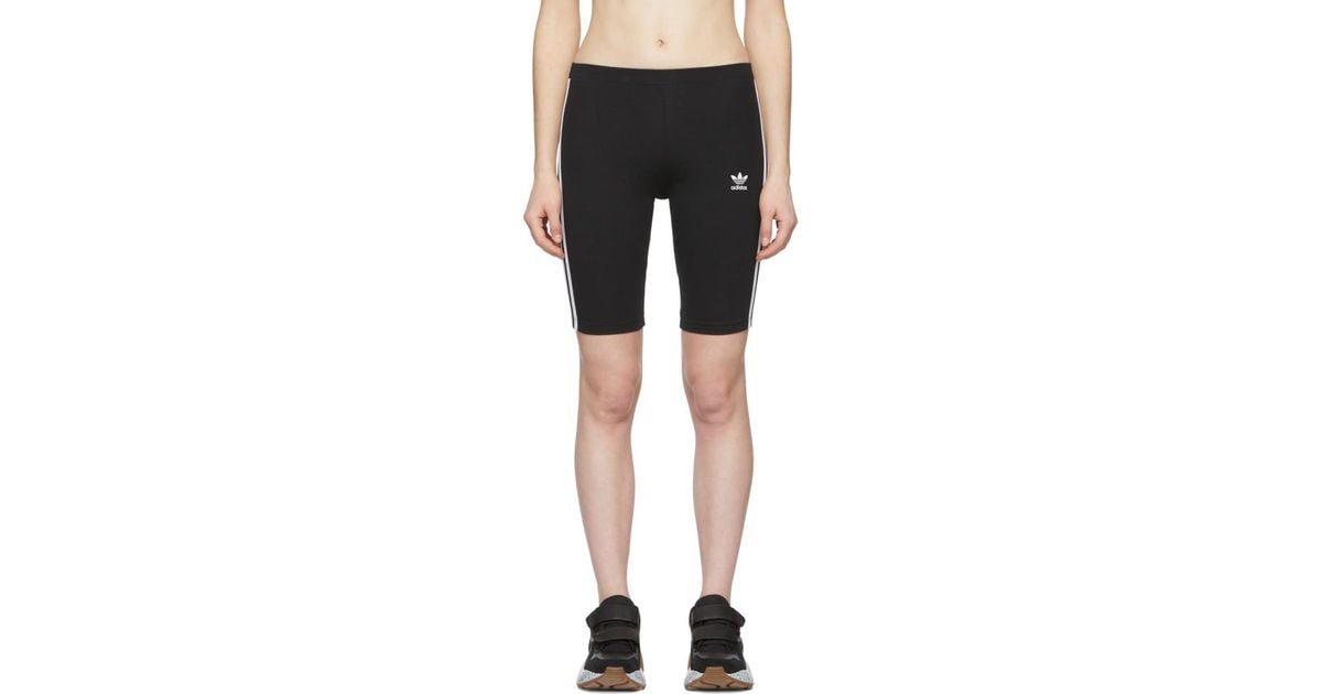 adidas originals black cycling shorts