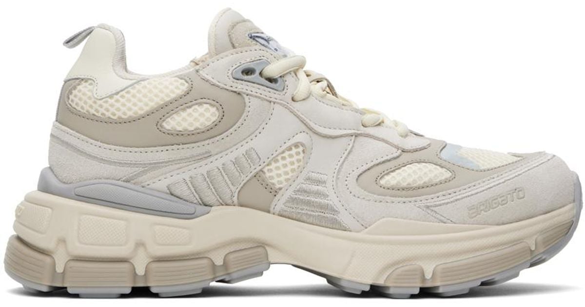 Axel Arigato Beige Sphere Runner Sneakers in Black | Lyst